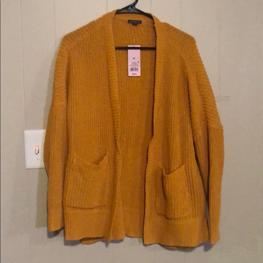 Gold cardigan